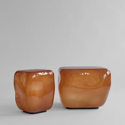 Ishi Mini og Medio glasborde i Caramel fra 101 Copenhagen.