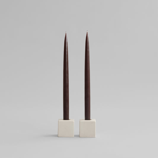 Cube Candle Holder – High Glazed Birch fra 101 Copenhagen