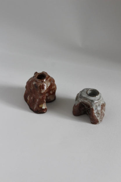 Duo Bue – Rødbrun / lys — NIWA Ceramics – alternativ vinkel